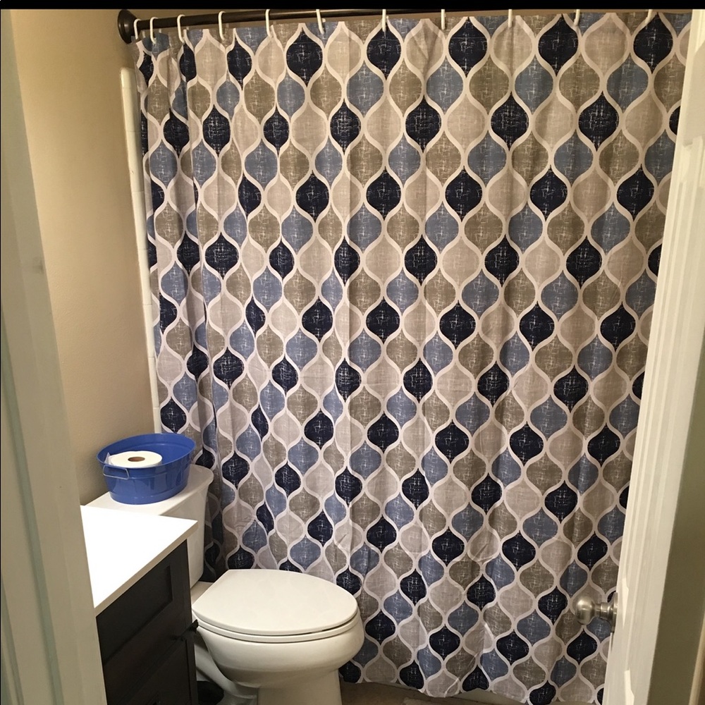 72” shower curtain